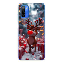 Яркий чехол для Ulefone Note 12 с Зимними Оленятами – Олень среди подарков