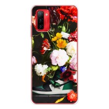Брендновые Чехлы для Ulefone Note 12P - (PREMIUMPrint) (Nike цветы)