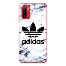 Чехлы Адидас для Ulefone Note 12P (AlphaPrint) (Адидас на мраморе)