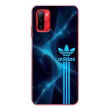 Чехлы Адидас для Ulefone Note 12P (AlphaPrint) (Синий Адидас)