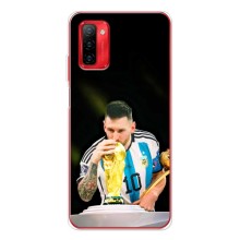 Чехлы для Ulefone Note 12P (Leo чемпион) (AlphaPrint) (Кубок Месси)