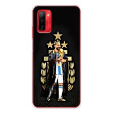 Чехлы для Ulefone Note 12P (Leo чемпион) (AlphaPrint) (Месси Король)