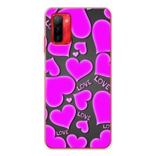 Чехлы для любимой на Нот 12П (VPrint) (Pink hearts)