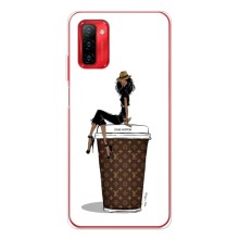 Чехлы Луи Витон для Ulefone Note 12P (AlphaPrint - LOUIS VUITTON) (кофе LOUIS VUITTON)