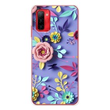Чехлы с Цветами для Ulefone Note 12P (VPrint) (Цветочный дизайн)
