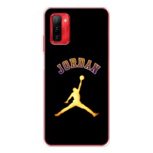 Чехлы для Ulefone Note 12P - с картинкой JORDAN (AlphaPrint) (Jordan Gold)