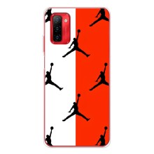 Чехлы для Ulefone Note 12P - с картинкой JORDAN (AlphaPrint) (Лого Джордан)