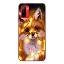 Чехлы с картинкой Лисички для Ulefone Note 12P (VPrint) (Лисичка в гирляндах)