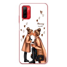 Чехол с печатью для Ulefone Note 12P - (Мама с ребенком) (AlphaPrint) (Дочка и мама)