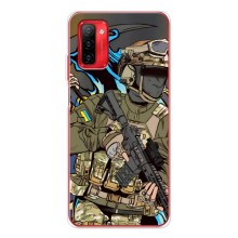 Чехлы с картинкой ЗСУ для Ulefone Note 12P (AlphaPrint) (Воин ВСУ)