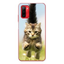 Чехлы с Котиками для Ulefone Note 12P (VPrint) (Прыжок кота)