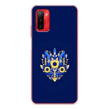 Чехлы для Ulefone Note 12P  Укр. Символика (AlphaPrint) (Цветочный Герб)