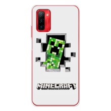 Чехол Майнкрафт на Ulefone Note 12P (AlphaPrint) Minecraft (крипер Майнкрафт)