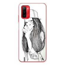 Чехол с печатью для Ulefone Note 12P - (Мода) (AlphaPrint) (Фото девочки)