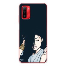 Чехол с печатью для Ulefone Note 12P - (Мода) (AlphaPrint) (Красивая девочка)