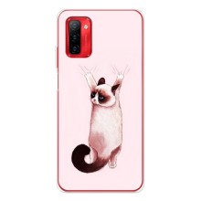 Чехол на Нот 12П с Котами (VPrint) (Котик падает)