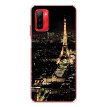 Чехол Эйфелева Башня для Ulefone Note 12P - (AlphaPrint) (Ночной Париж)