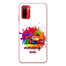 Чехол Амонг Ас для Ulefone Note 12P (AlphaPrint) (Яркий АмонгАс)