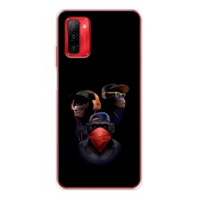 Чехол с Обезьянами Ulefone Note 12P - (AlphaPrint) (Три обезьяны)