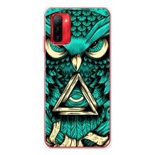 Чехол с птицами на Ulefone Note 12P (VPrint) (Сова с глазом)