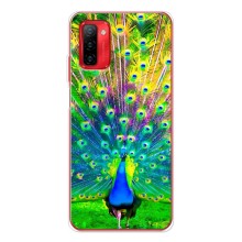 Чехол с птицами на Ulefone Note 12P (VPrint) (Яркий Павлин)