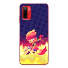 Чохол (ТПУ) з Героями Бравл Старс на Ulefone Note 12P (Пенні у вогні)