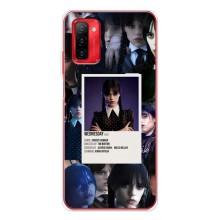 Чехлы Венсдей на Ulefone Note 12P Уэнсдей (AlphaPrint) (коллаж Уэнздей)