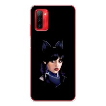 Чехлы Венсдей на Ulefone Note 12P Уэнсдей (AlphaPrint) (серьезная Уэнздей)