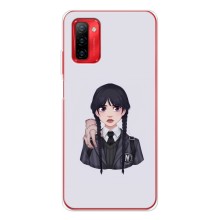 Чехлы Венсдей на Ulefone Note 12P Уэнсдей (AlphaPrint) (Уэнздей и Вещь)