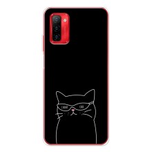 Чехол с рисунком кот на Ulefone Note 12P (Равнодушный кот)