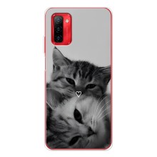 Чехол с рисунком кот на Ulefone Note 12P (Пара котов)