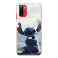 Чехол с рисунком Стич для Ulefone Note 12P – Стич с цветочком