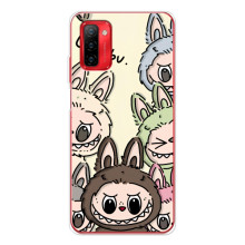 Чехол с Лабубу на Ulefone Note 12P – Коллаж Лабубу