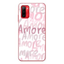 Чехол с розовым рисунком для Ulefone Note 12P (Любовь)