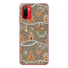 Новогодние, Праздничные Чехлы для Ulefone Note 12P - 2024 год (Новогодние пряники)