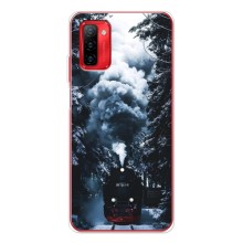 Новогодние, Праздничные Чехлы для Ulefone Note 12P - 2024 год (Зимний поезд)