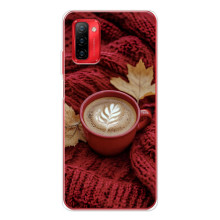 Чехол с уникальным дизайном «Осень с кофе» для Ulefone Note 12P – Кофе на пледе