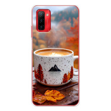 Чехол с уникальным дизайном «Осень с кофе» для Ulefone Note 12P – Кофе на природе