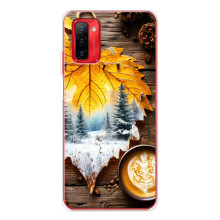 Чехол с уникальным дизайном «Осень с кофе» для Ulefone Note 12P – Осенне-зимнее кофе