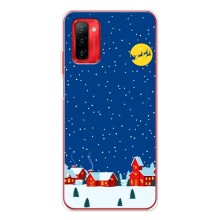 Силіконовий бампер на різдво для Ulefone Note 12P (Місто в снігу)
