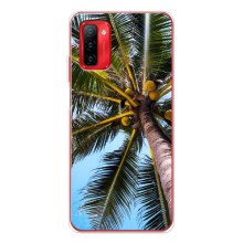 Силиконовый чехол с КАРТИНКАМИ лето для Ulefone Note 12P (AlphaPrint) (Пальма)
