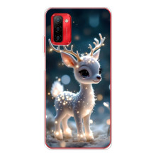 Яркий чехол для Ulefone Note 12P с Зимними Оленятами – Блистающий оленёнок