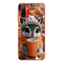 Друкований чохол 'Звірята з кавою' для Ulefone Note 12P