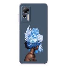 Чехлы (ART) Цветы на Ulefone Note 14 (VPrint) (Цветы на голове)