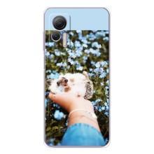 Чохли з зображенням різних тварин на Ulefone Note 14 (Їжачок в руці)