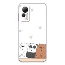 Чохли з зображенням різних тварин на Ulefone Note 14 (Здивовані ведмедики)