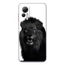 Чехлы с картинками животных Ulefone Note 14 (Черный ЛЕВ)