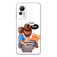 Чехол с печатью для Ulefone Note 14 - (Мама с ребенком) (AlphaPrint) (Мама с сыном)