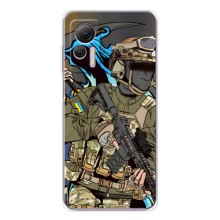 Чехлы с картинкой ЗСУ для Ulefone Note 14 (AlphaPrint) (Воин ВСУ)