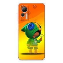 Чехол Бравл Старс для Ulefone Note 14 – LEON в кофте